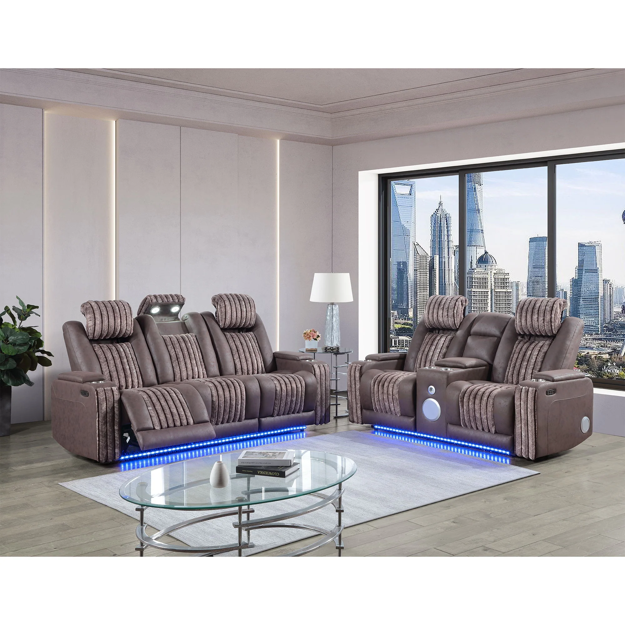 Duran - Power Reclining Set With Power Headrest - Image 6