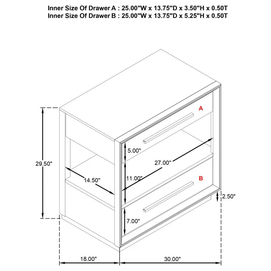 Durango - 2-Drawer Nightstand - Image 25