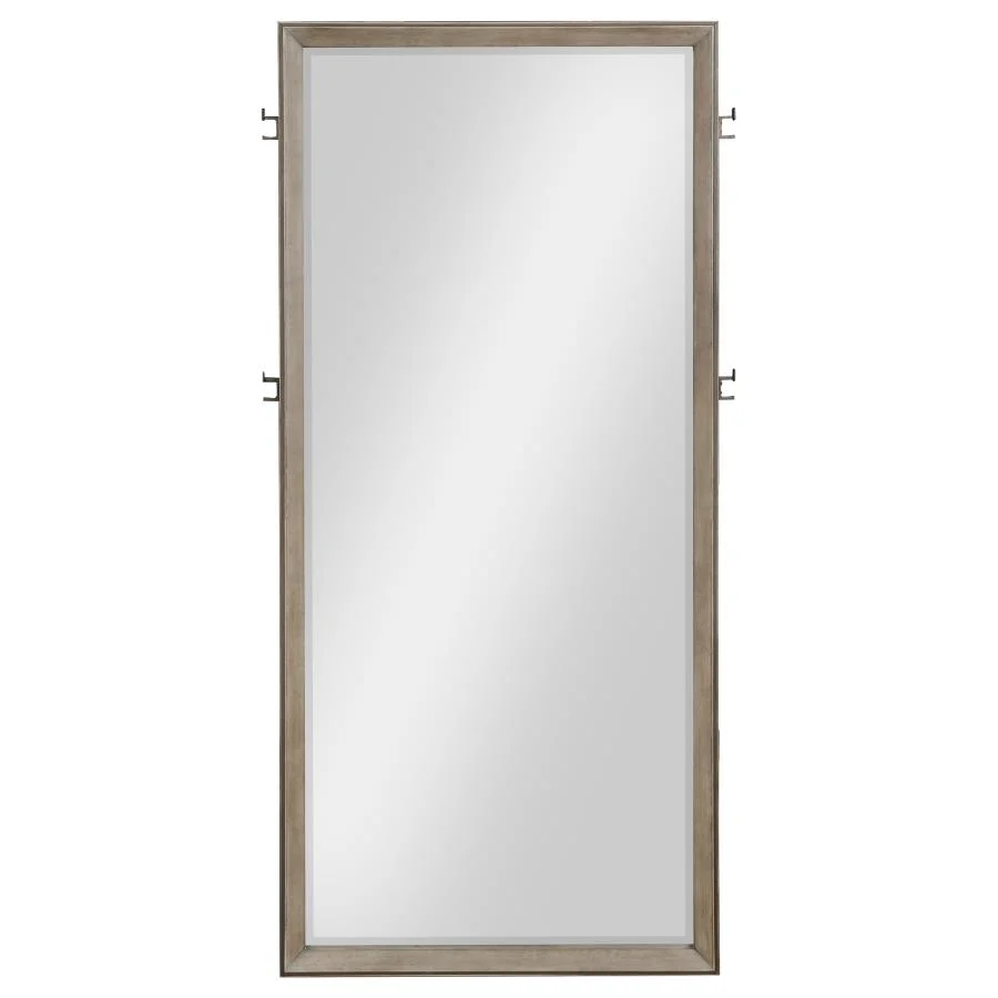 Durango - Full Length Standing Floor Mirror - Washed Oak - Image 3