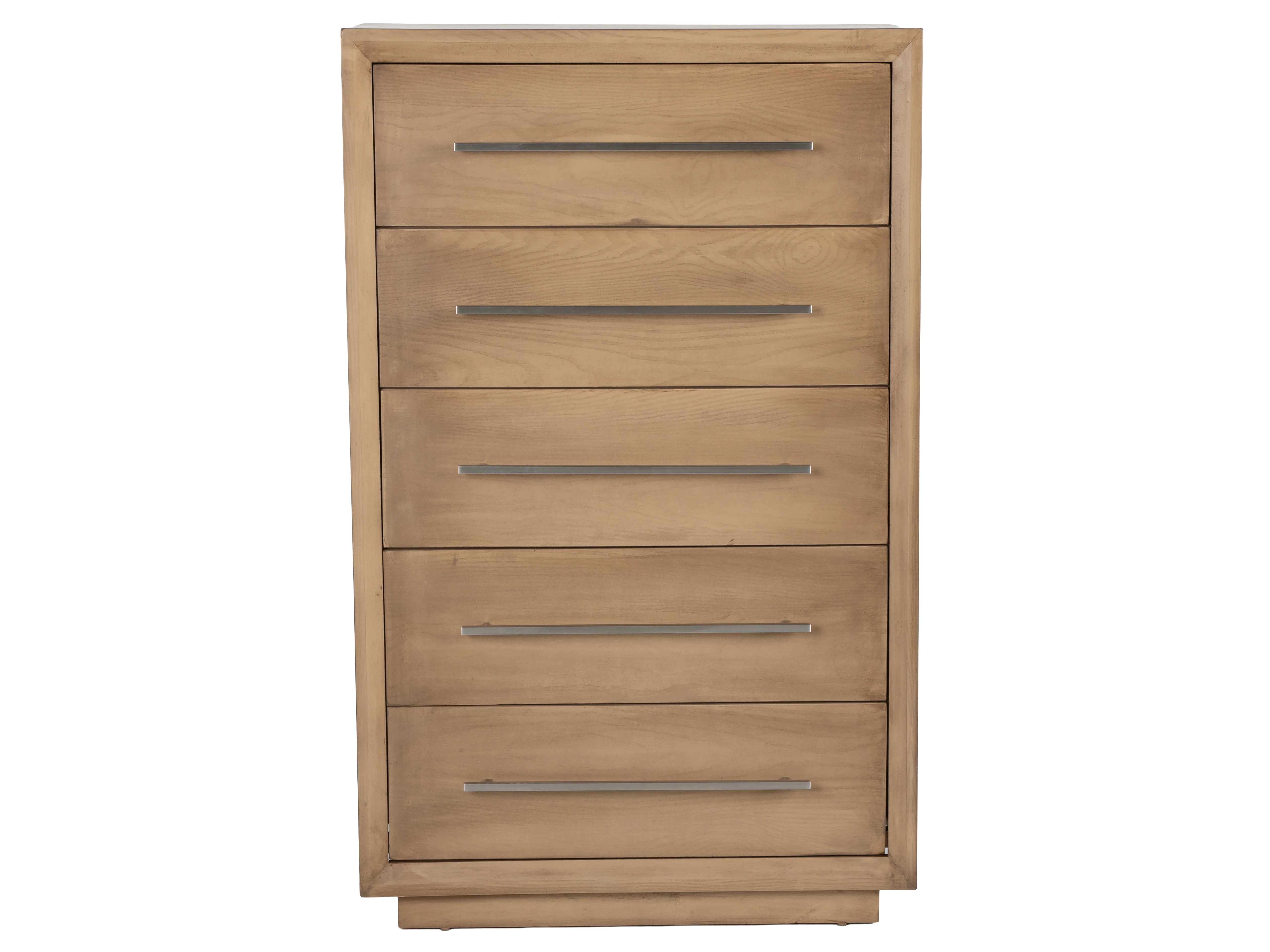 Durango Moka Modern 5-Drawer Chest with Sleek Bar Pulls - Image 3