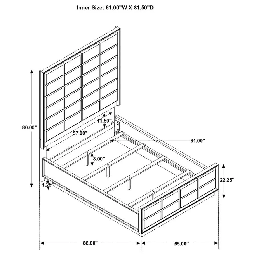 Durango - Wood Panel Bed - Image 45