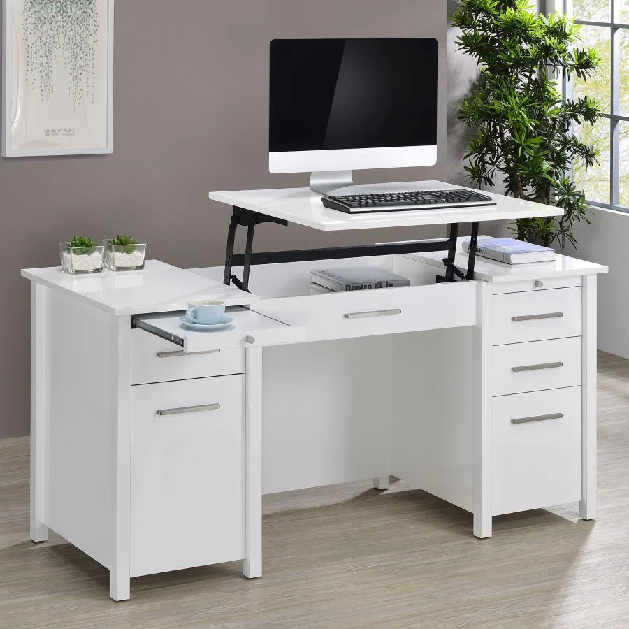Dylan - 4-Drawer Lift Top Office Desk - Image 2