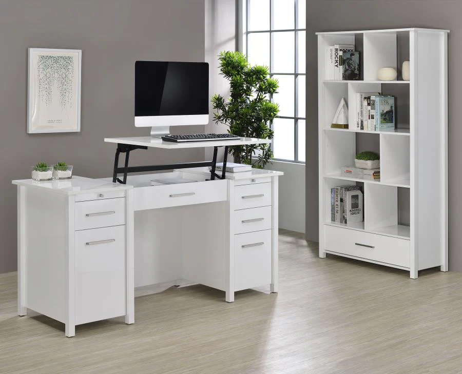 Dylan - 4-Shelf Storage Bookshelf - Image 10