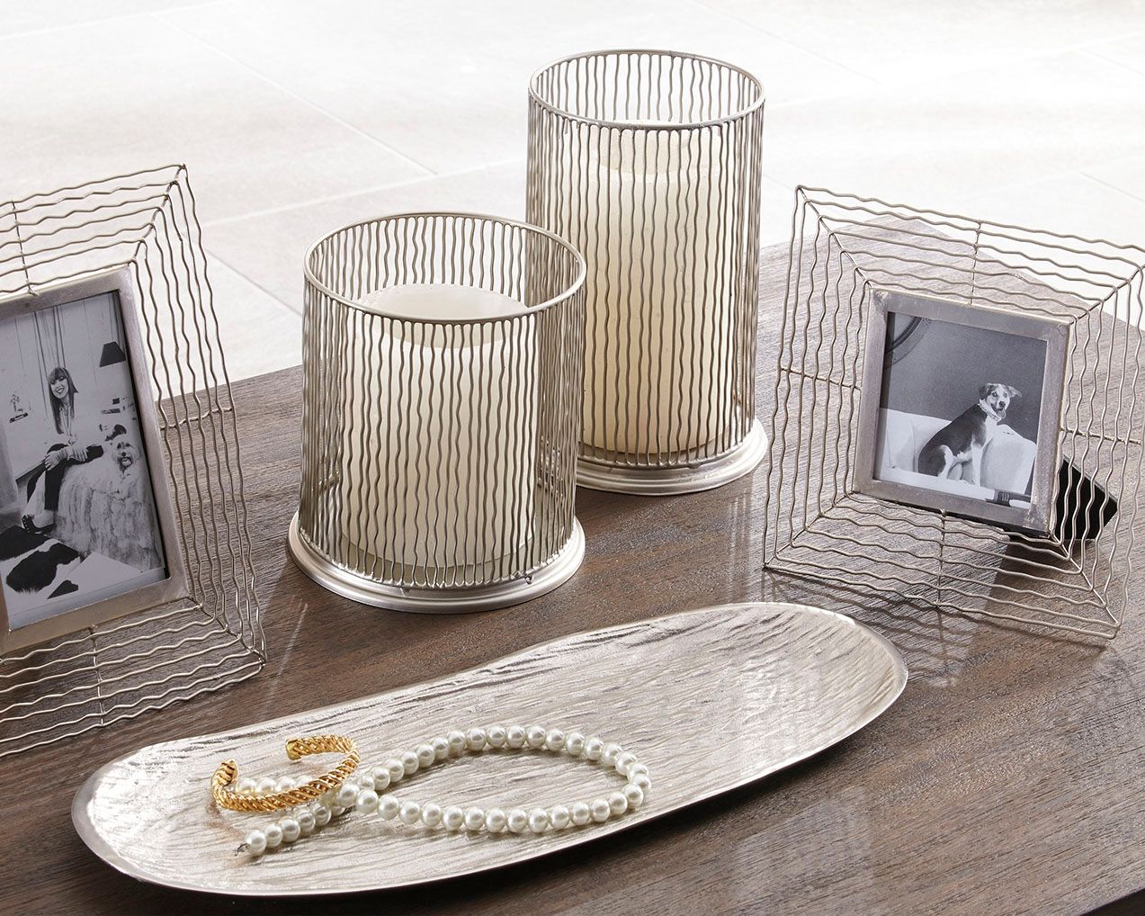 Dympna - Accessory Set (Set of 5) - Silver Finish - Image 2
