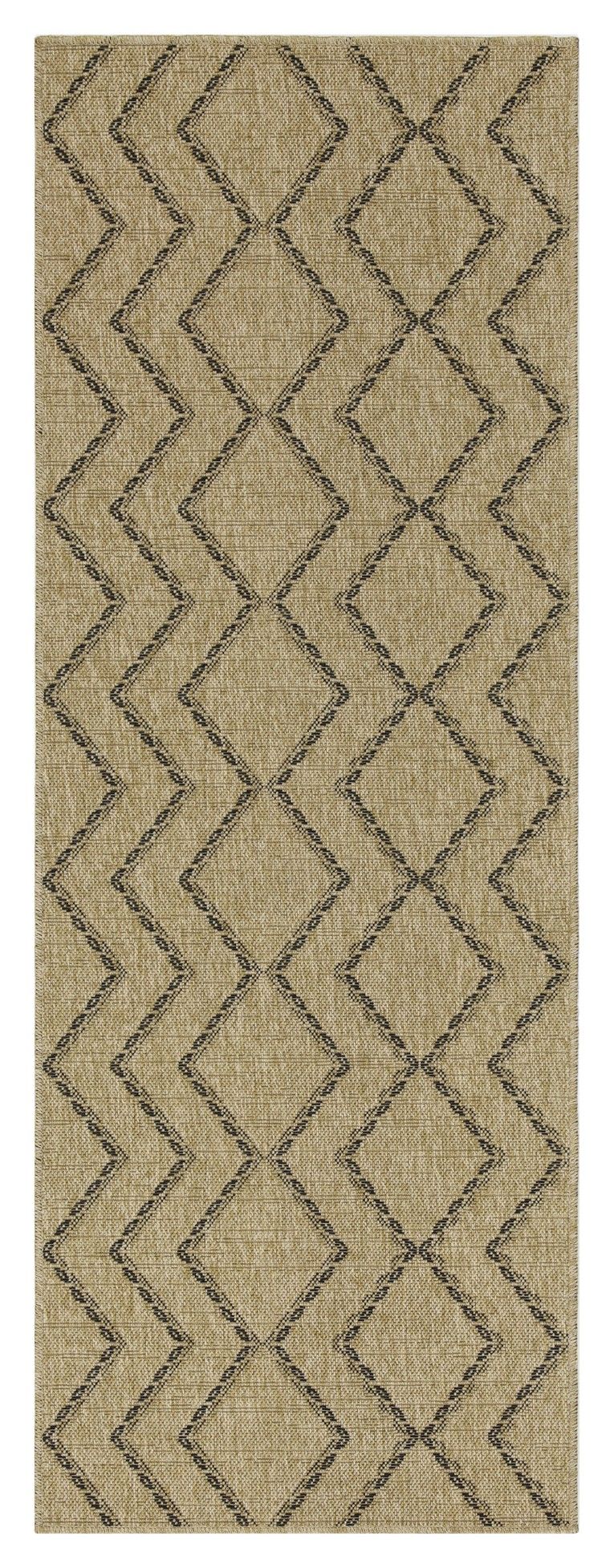 Earth - 5'3" X 7'3" Indoor, Outdoor Area Rug - Black, Natural - Image 4