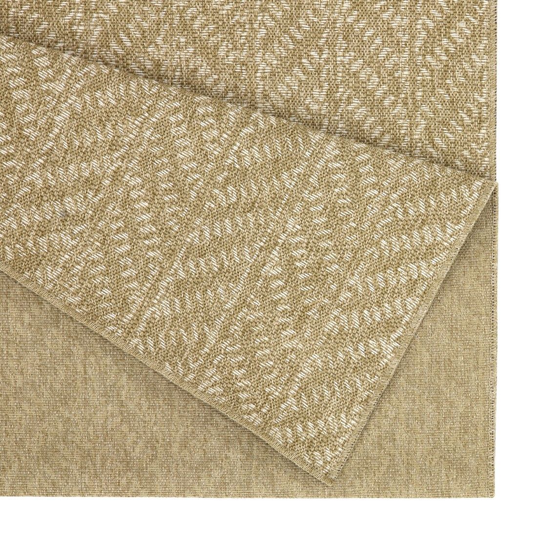 Earth - 5'3" X 7'3" Indoor, Outdoor Area Rug - Natural / White - Image 4