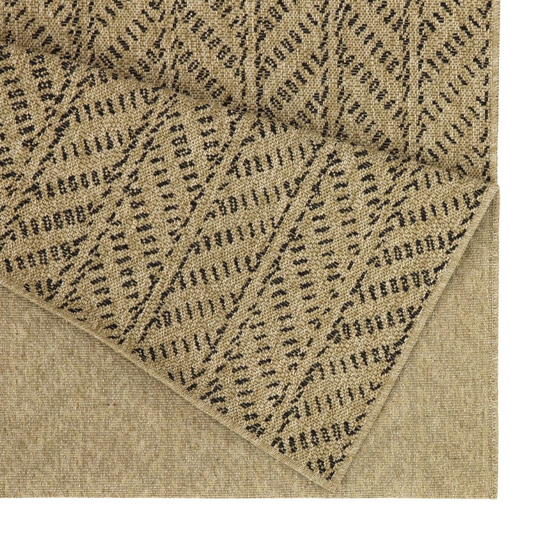 Earth - 7'10" X 10'3" Indoor, Outdoor Area Rug - Black, Natural - Image 3