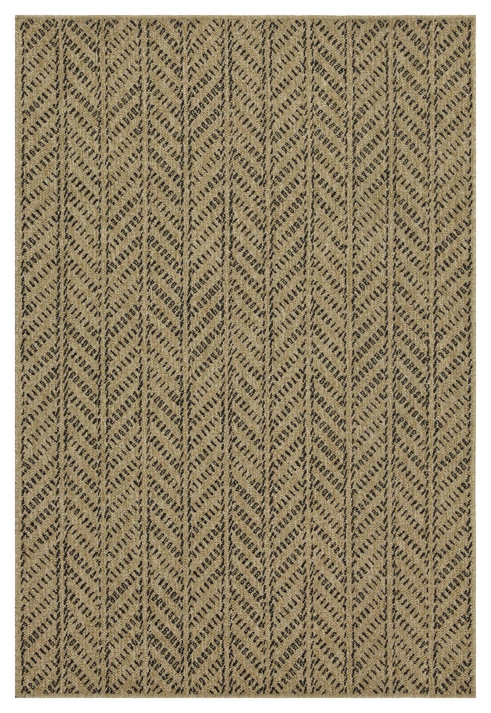 Earth - 7'10" X 10'3" Indoor, Outdoor Area Rug - Black, Natural - Image 4