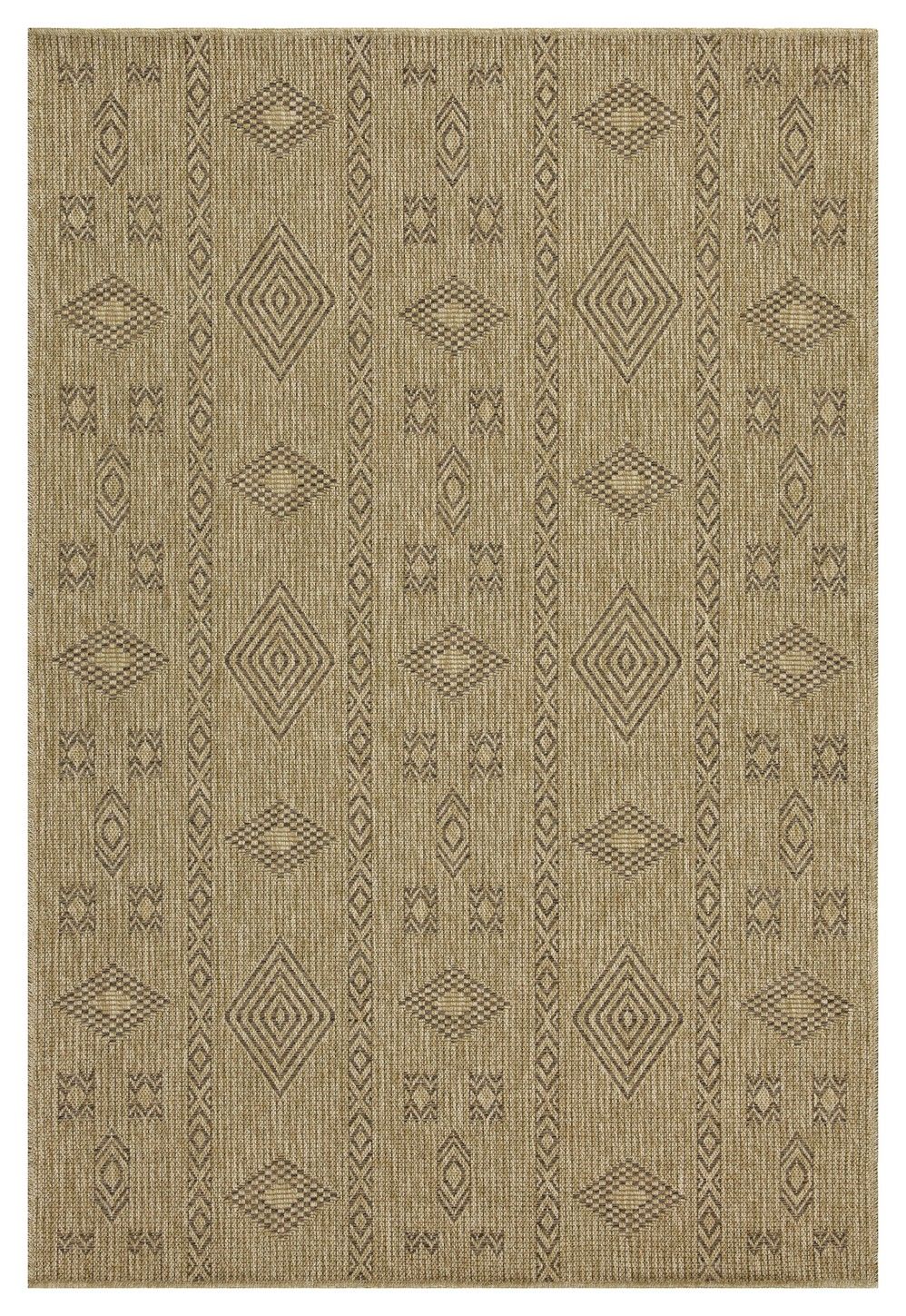 Earth - 7'10" X 10'3" Indoor, Outdoor Area Rug - Natural, Mocha - Image 3