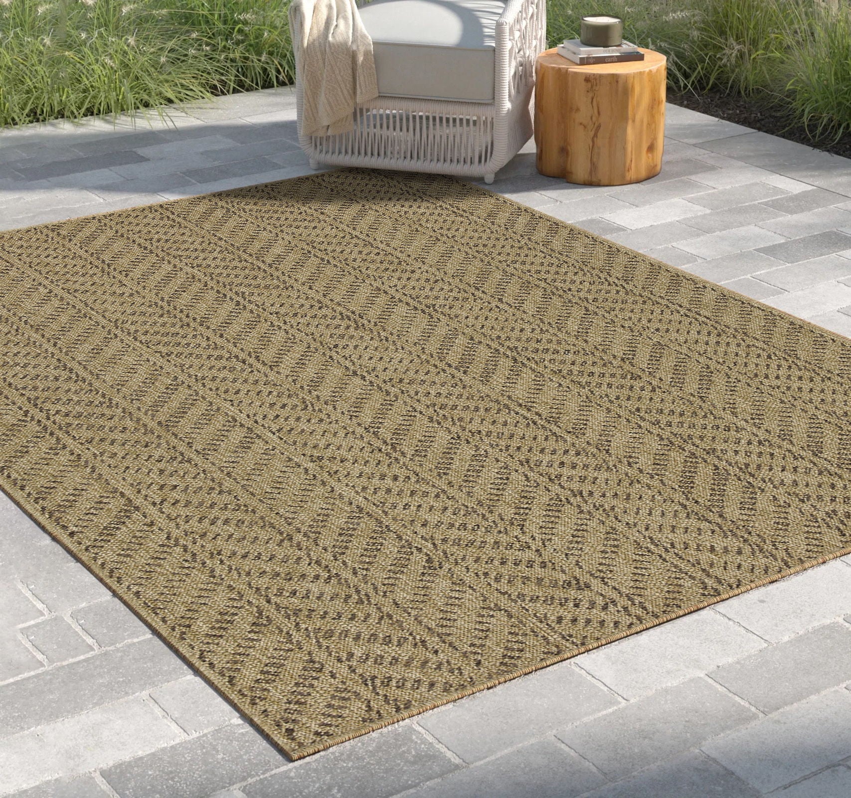 Earth - Indoor, Outdoor Area Rug, Contemporary Design - Image 3