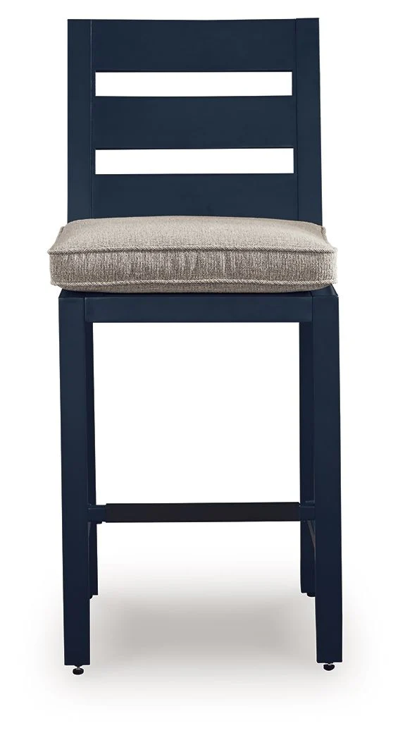 East Beach - Barstool (Set of 2) - Blue - Image 6