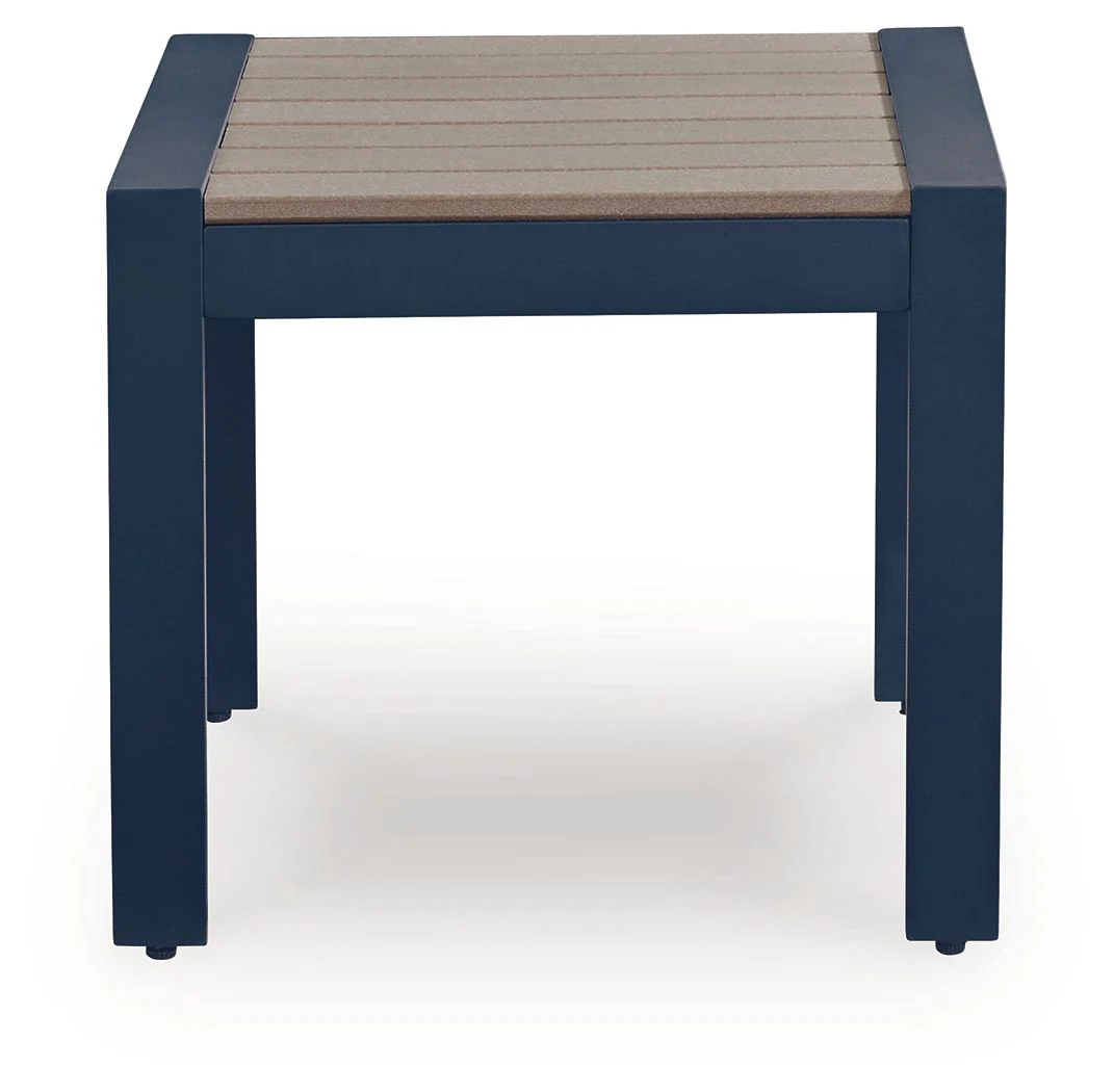 East Beach - Blue - Rectangular Cocktail Table - Image 7
