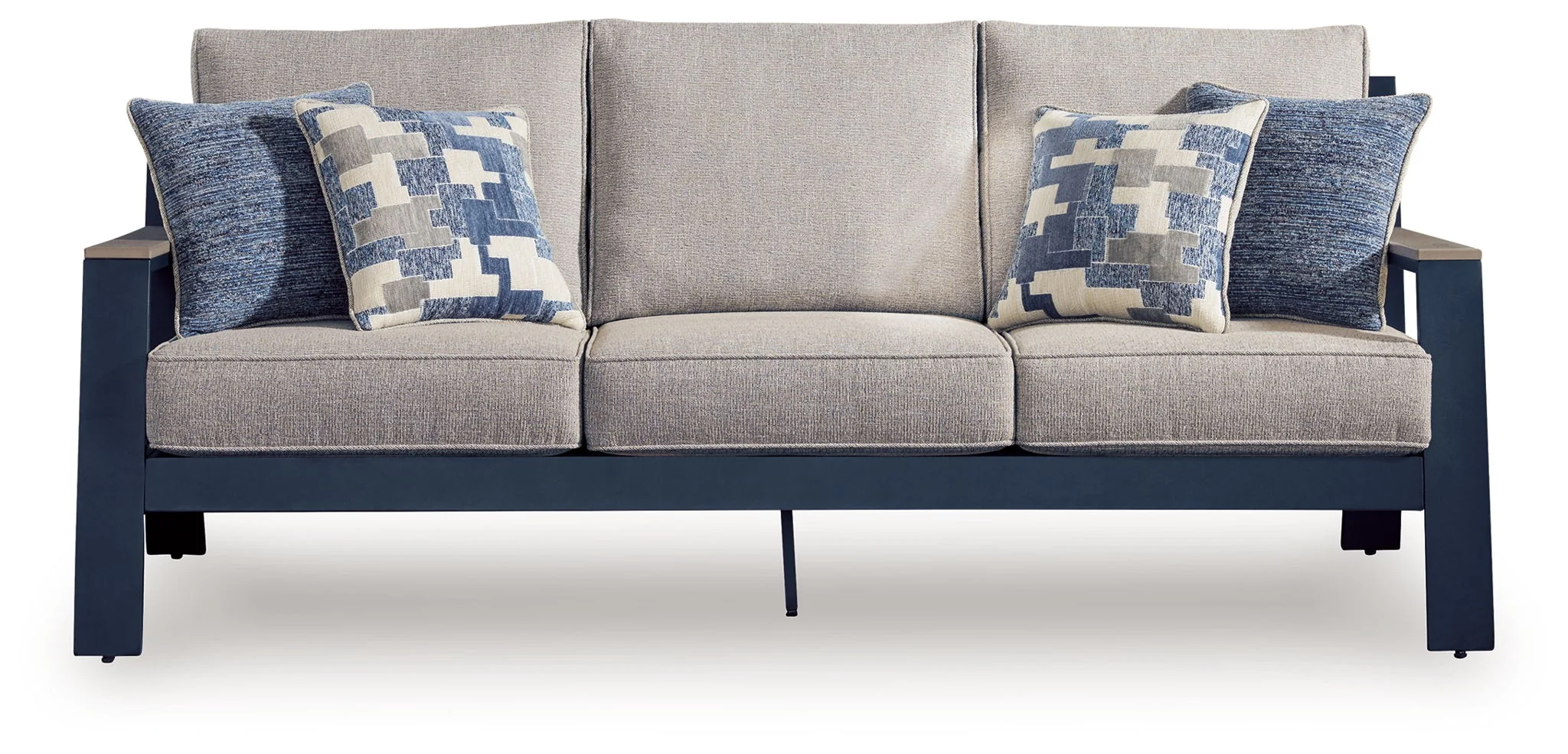 East Beach - Sofa With Cushion - Blue - Image 4