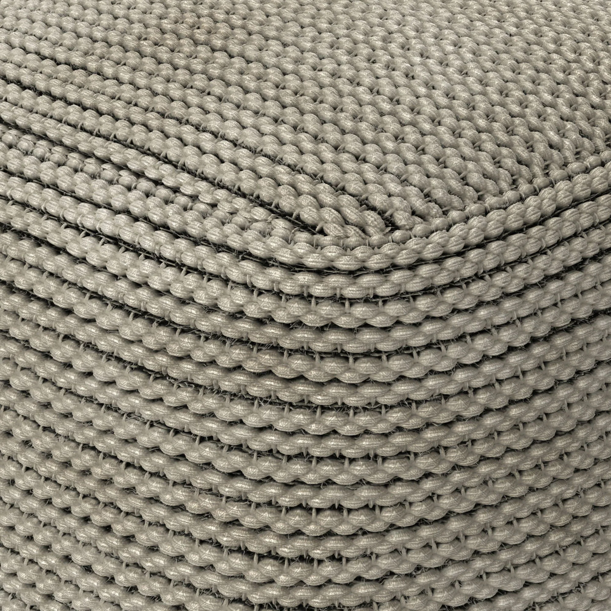 Eastmont - Outdoor / Indoor Pouf - Cream - Image 4