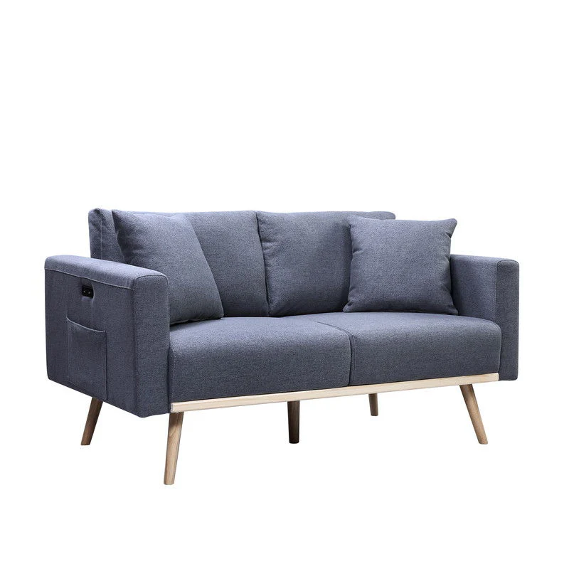 Easton - Fabric Living Room Set With USB Charging Ports Pockets And Pillows (Set of 2) - Image 8
