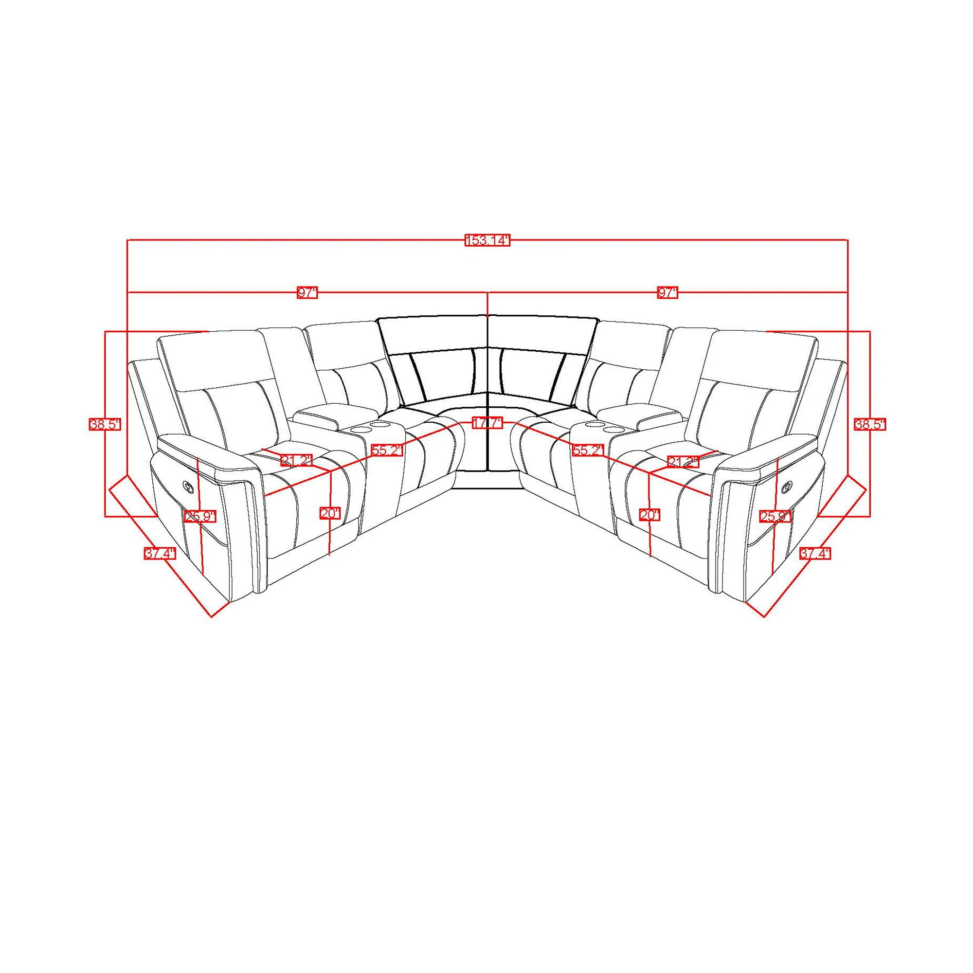 Eco - Sectional - Greige - Image 10