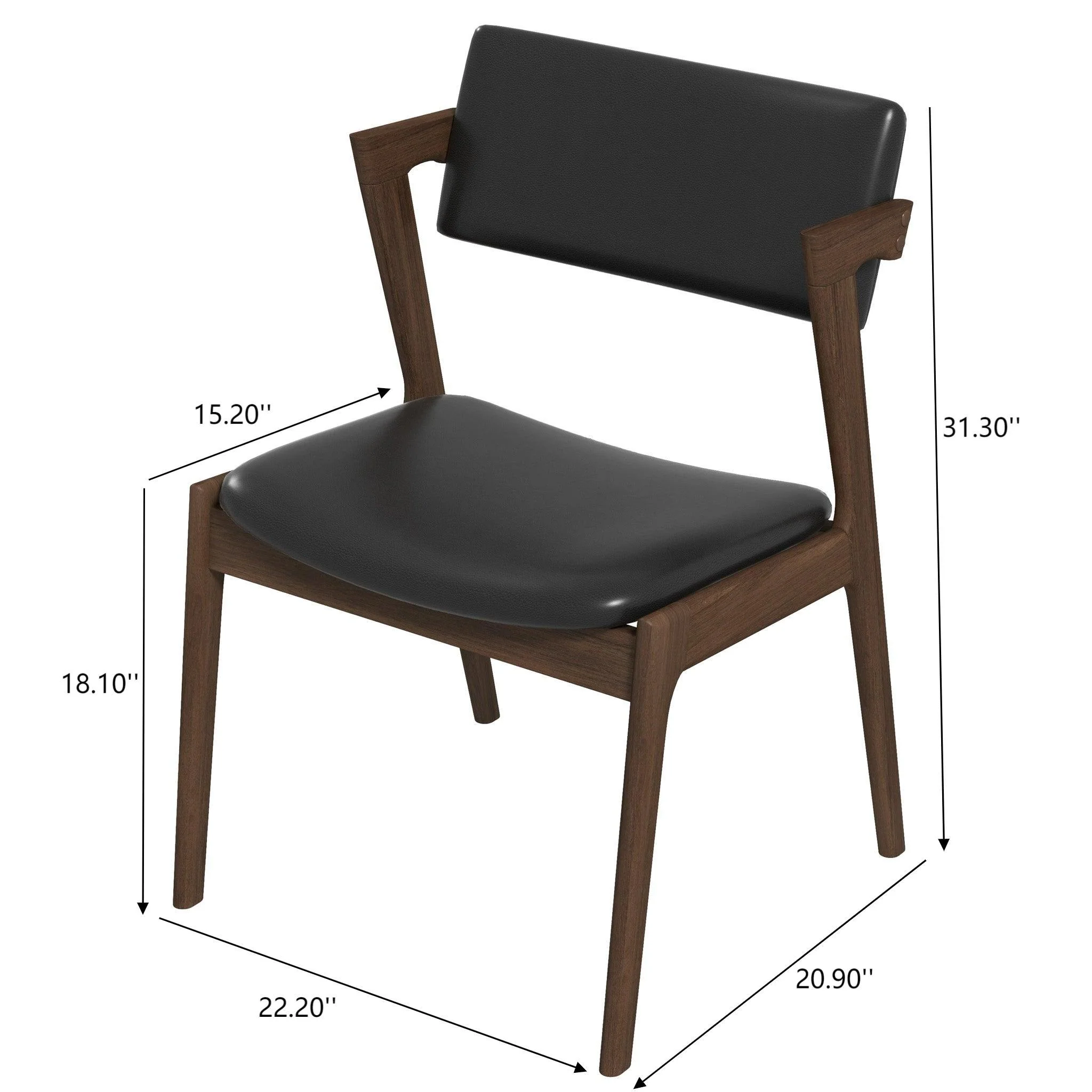 Edwin - Mid-Century Modern Dining Chair (Set of 2) - Image 14