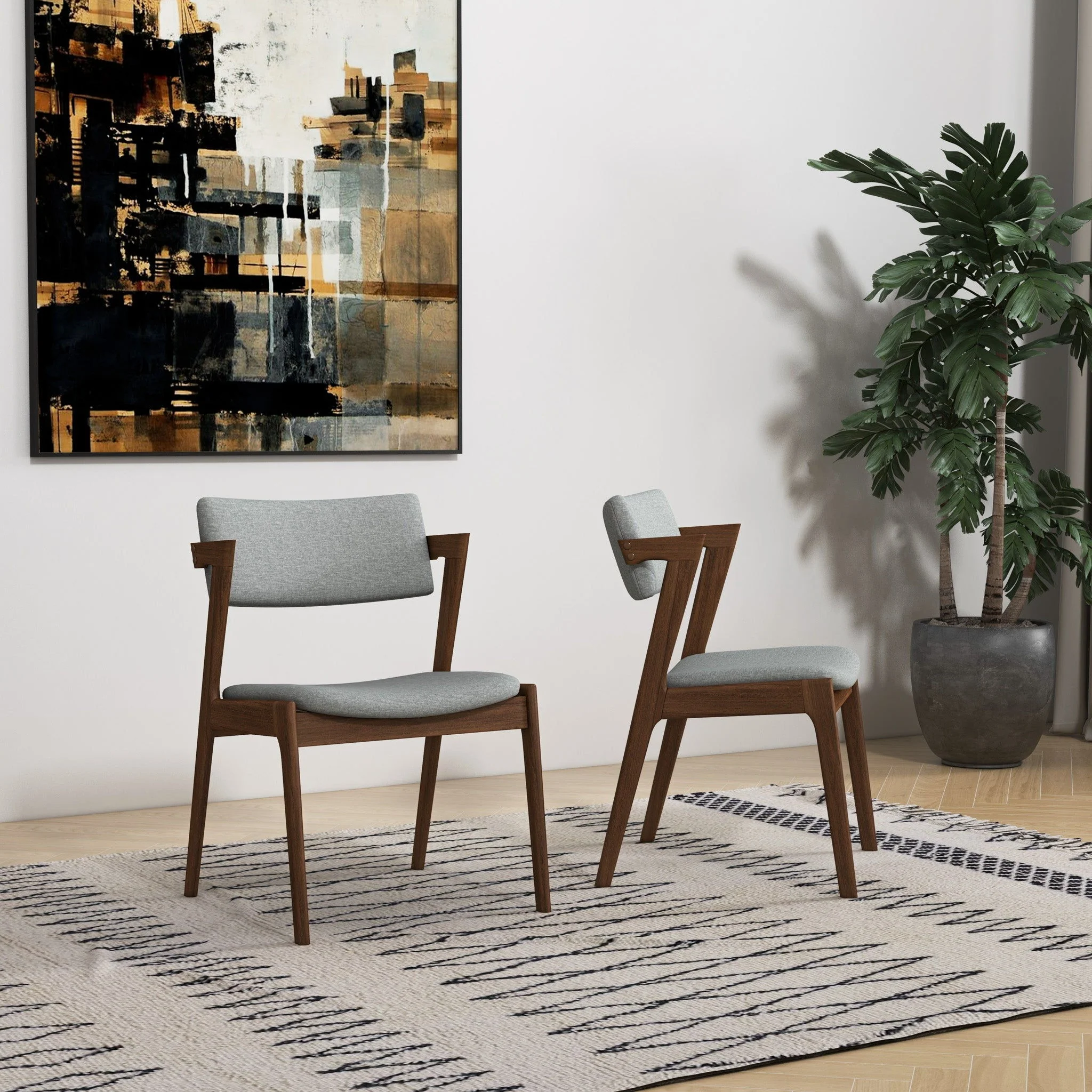 Edwin - Mid-Century Modern Dining Chair (Set of 2) - Image 9