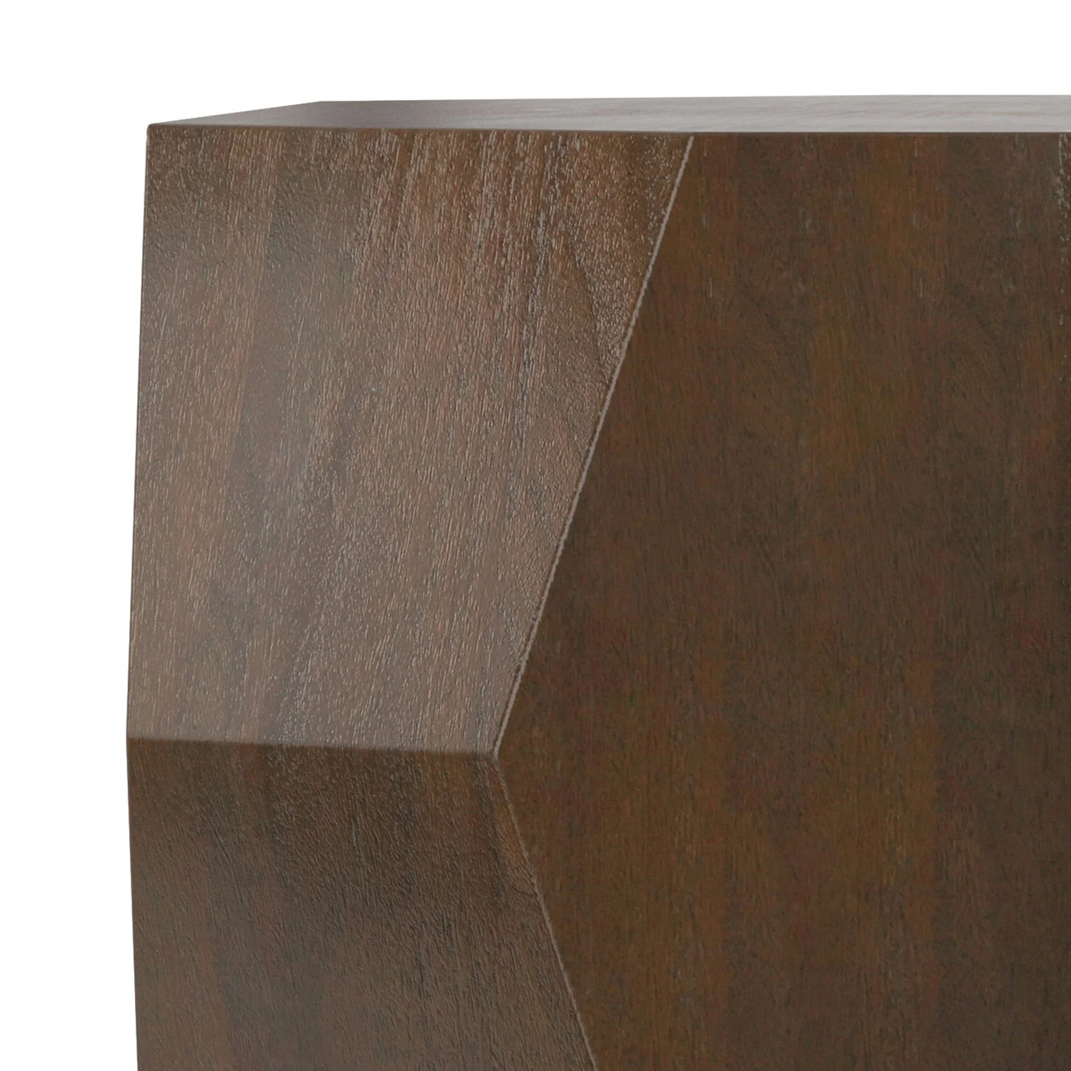 Eisley - Coffee Table With Geometric Design, - Walnut - Image 8