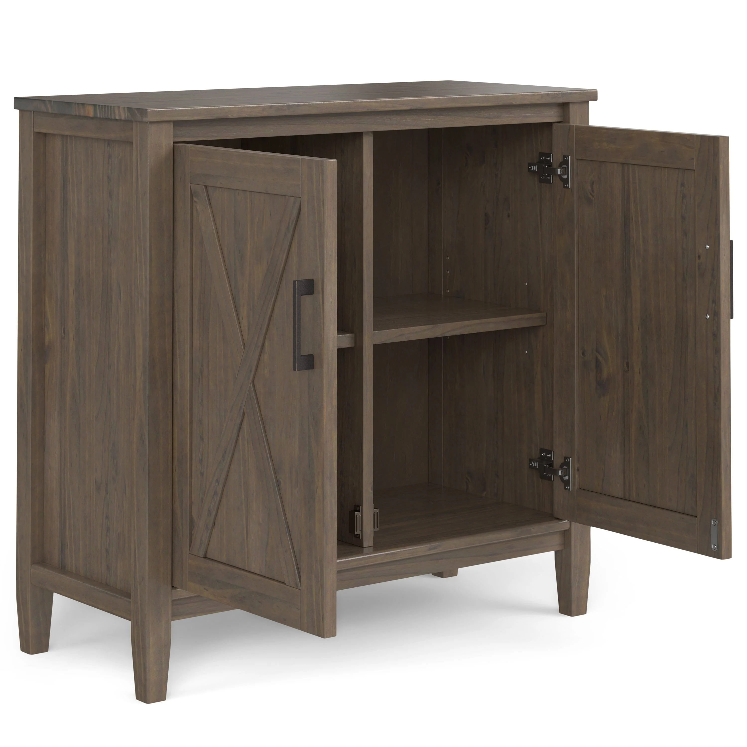 Ela - Low Storage Cabinet - Smoky Brown - Image 4