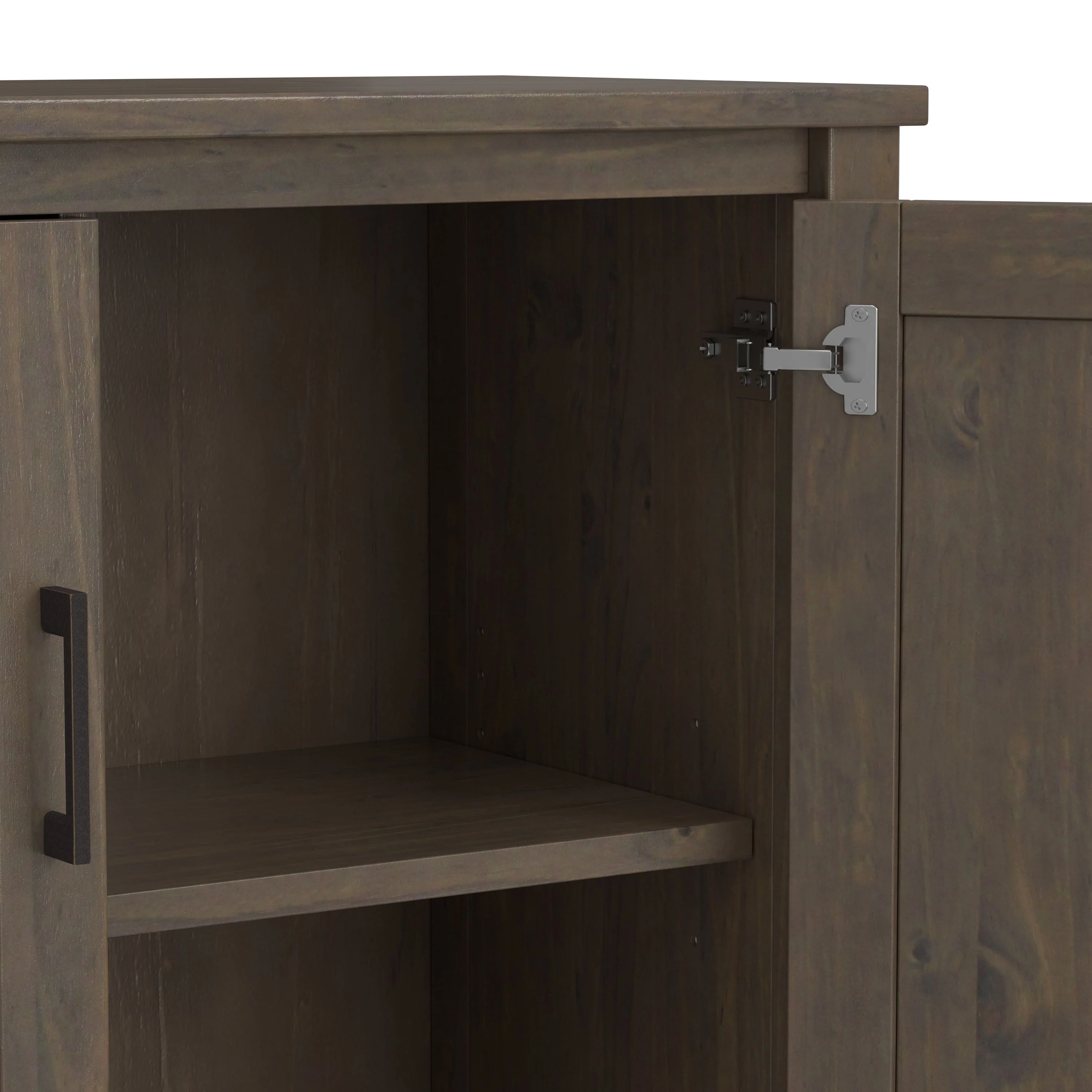 Ela - Low Storage Cabinet - Smoky Brown - Image 7