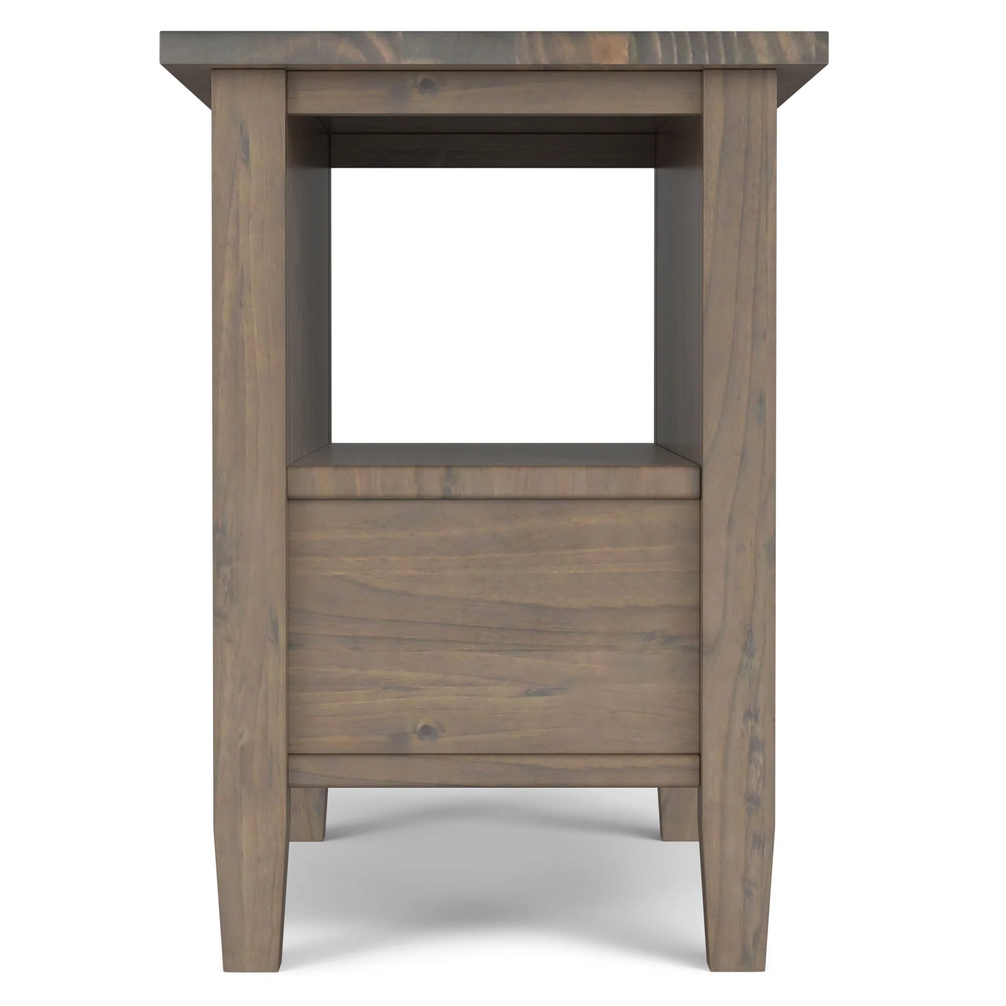 Ela - Narrow End Table - Brown - Image 3