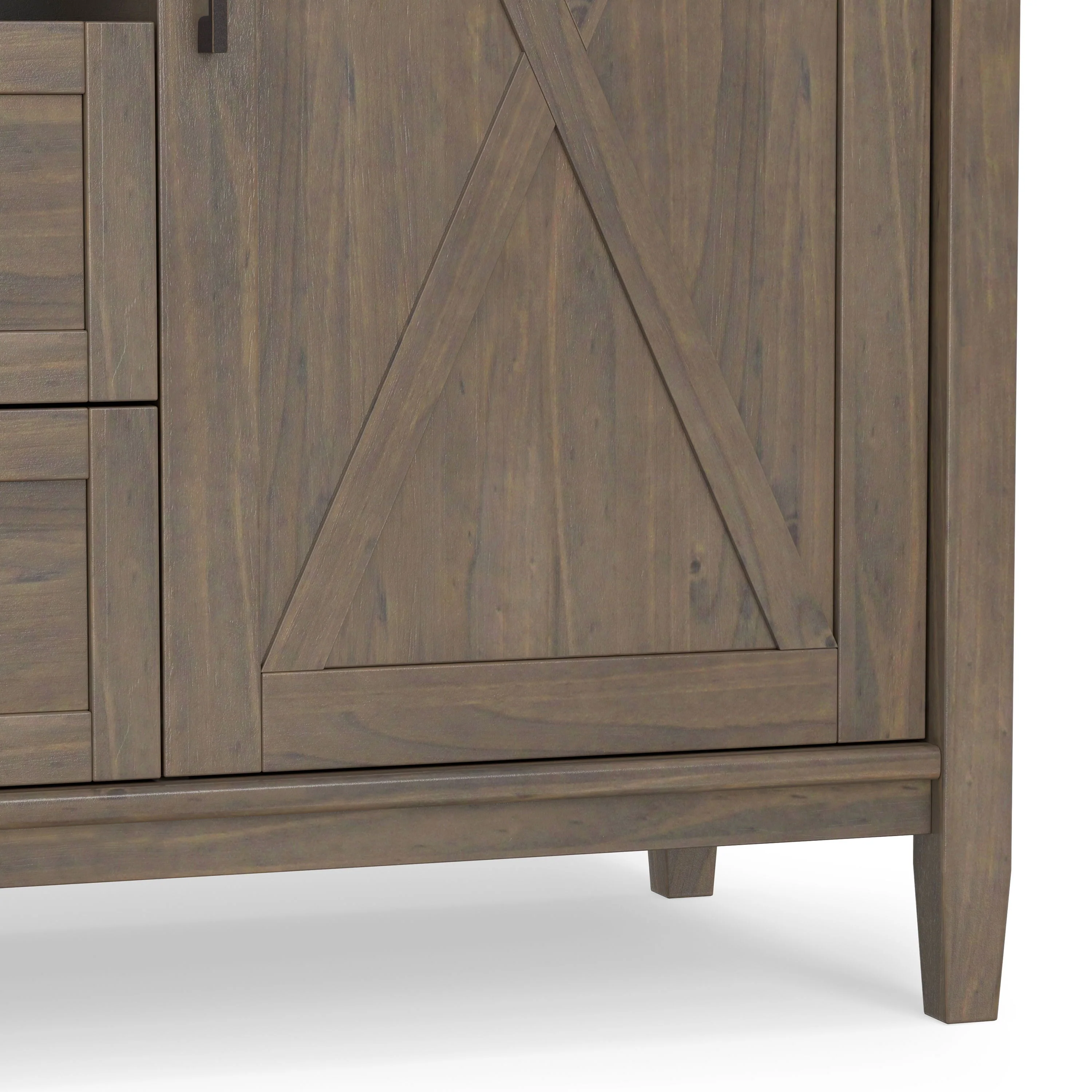 Ela - Sideboard With Wine Storage - Smoky Brown - Image 4