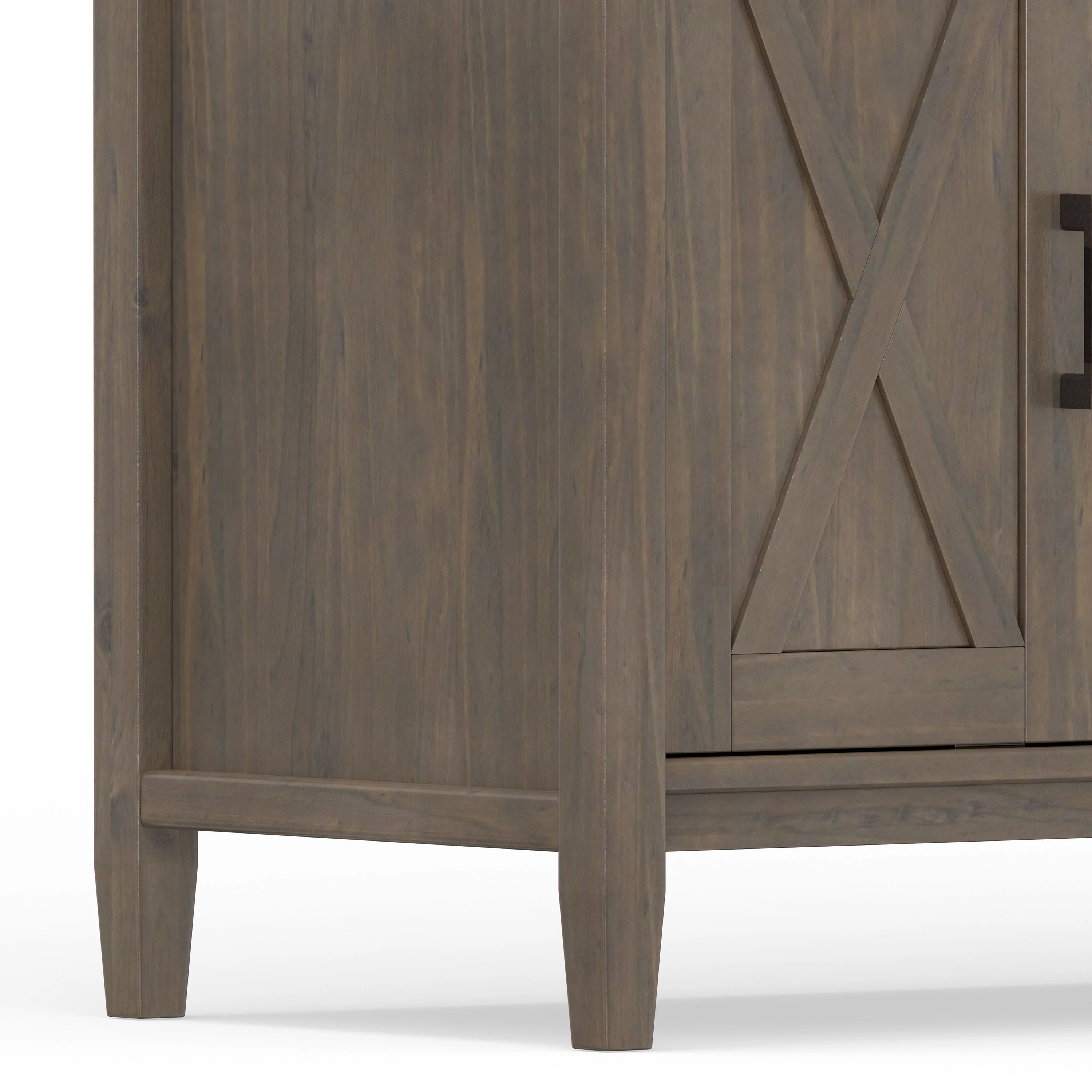 Ela - TV Media Stand - Smoky Brown - Image 2