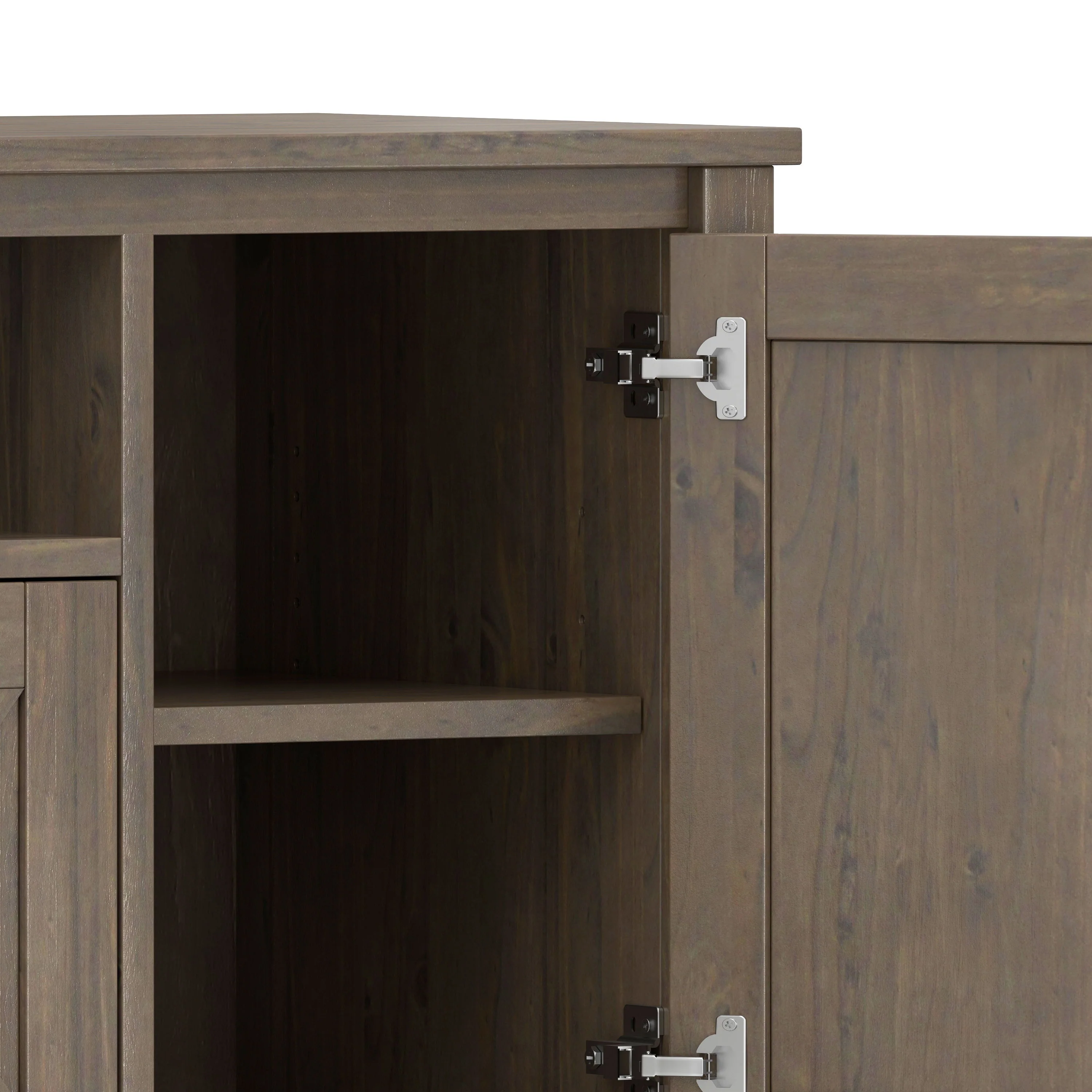 Ela - TV Media Stand - Smoky Brown - Image 8