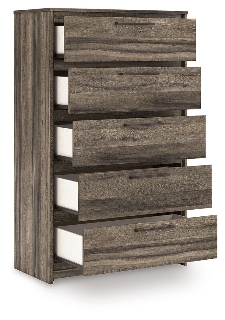 Elbrim - Five Drawer Chest - Brown - Image 10