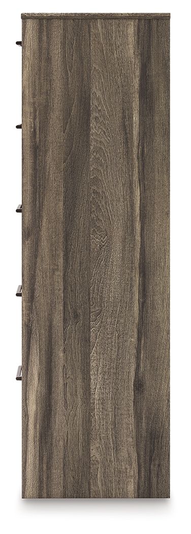 Elbrim - Five Drawer Chest - Brown - Image 4