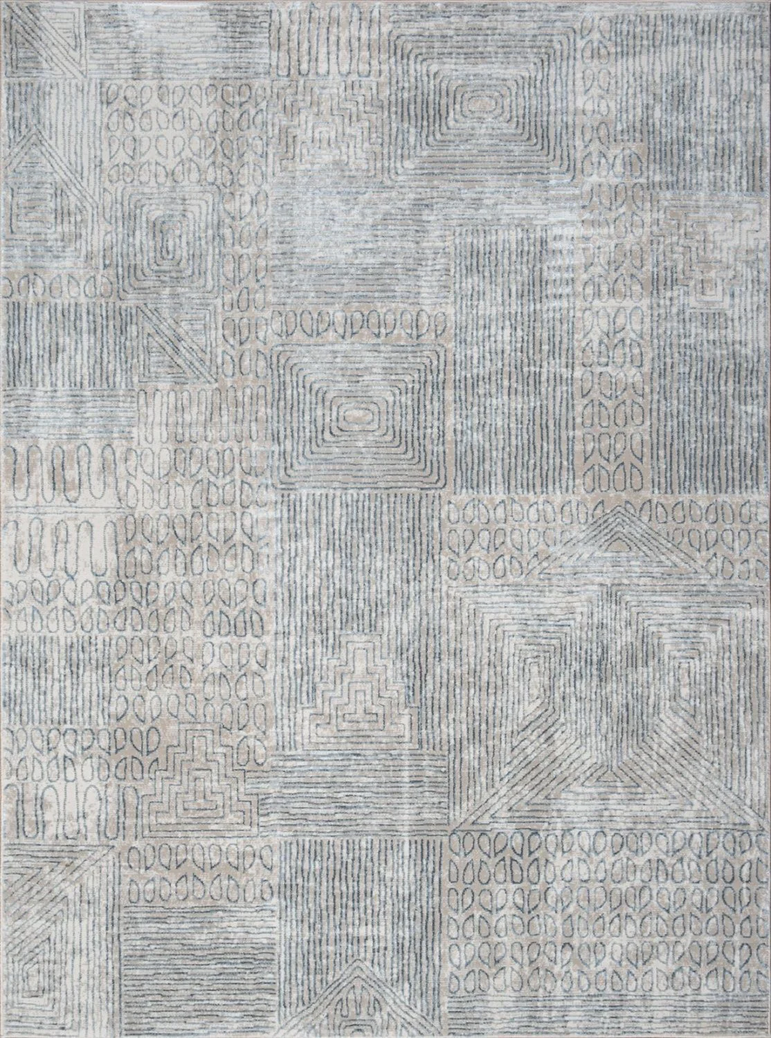 Elegance - 5'3" X 7'3" Area Rug - Blue - Image 6