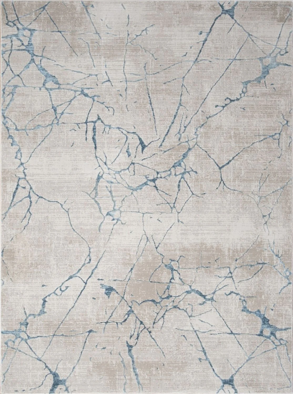 Elegance - 5'3" X 7'3" Area Rug - Blue, Polyester - Image 6