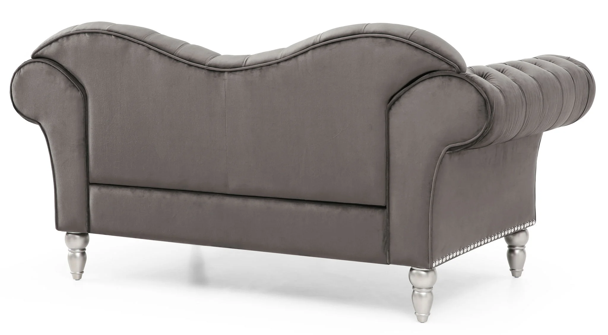 Elegant Round Arm Loveseat - Image 4