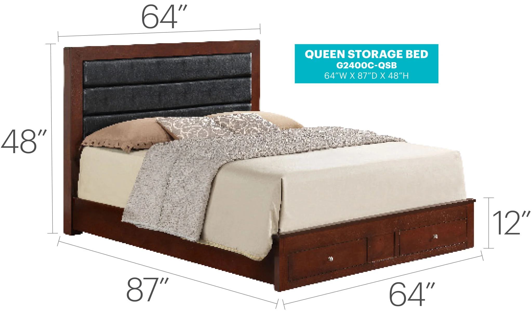 Elegant Storage Bed For Cozy Spaces - Image 25