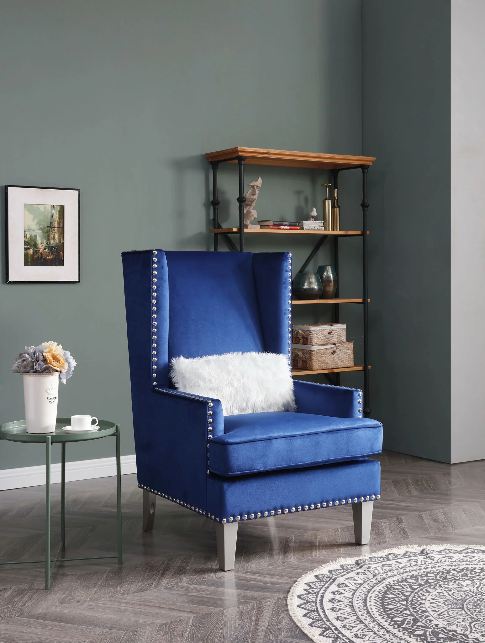 Elegant Traditional Accent Chair - Image 3