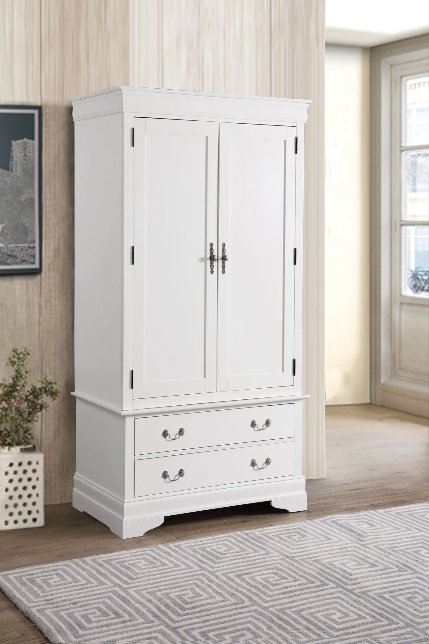 Elegant Traditional Armoire - Image 2