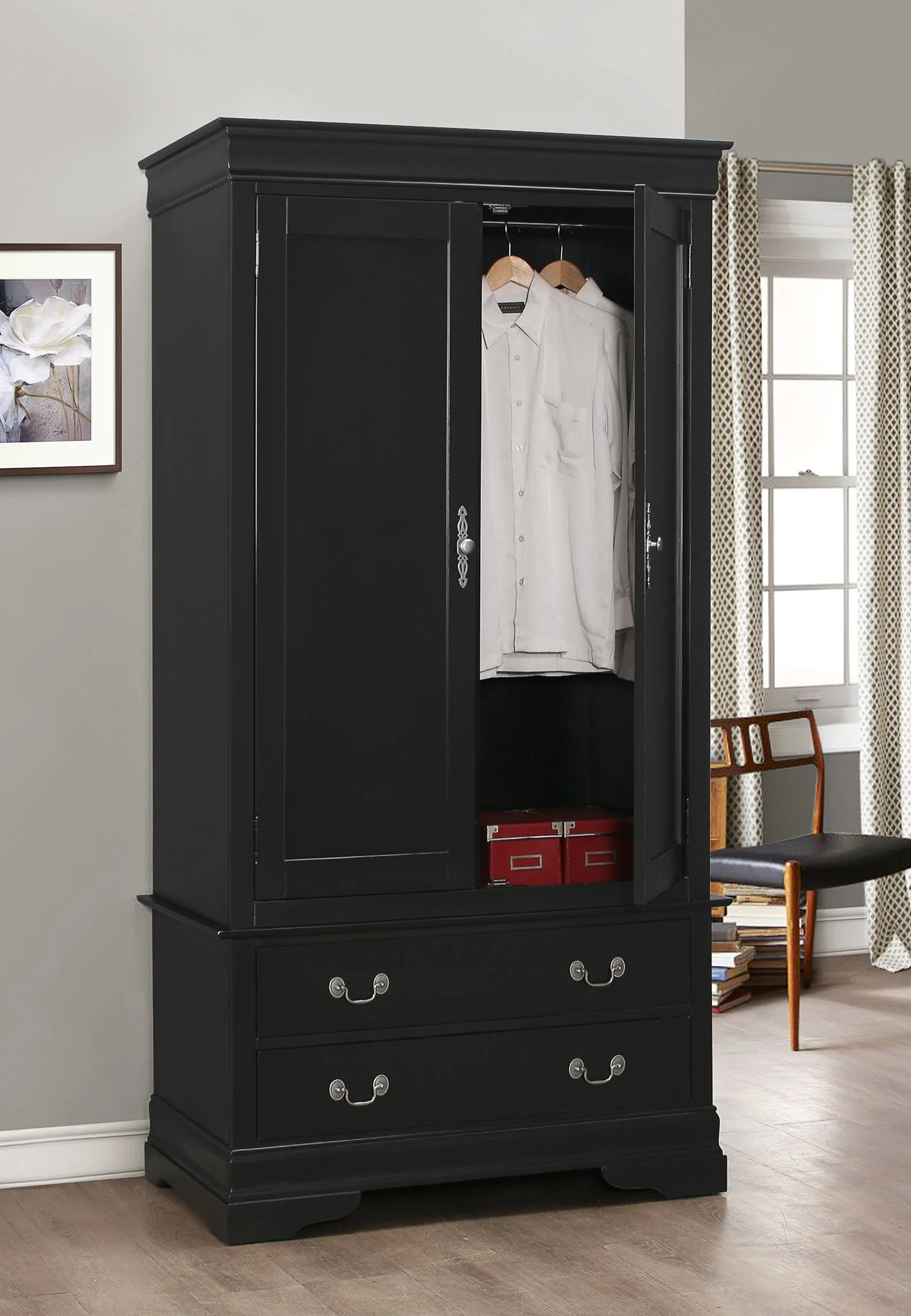 Elegant Traditional Armoire - Image 5