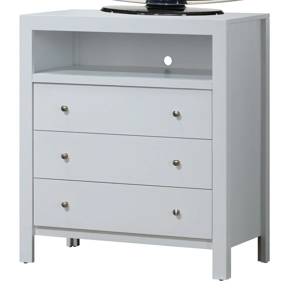 Elegant Transitional Media Chest - Image 9