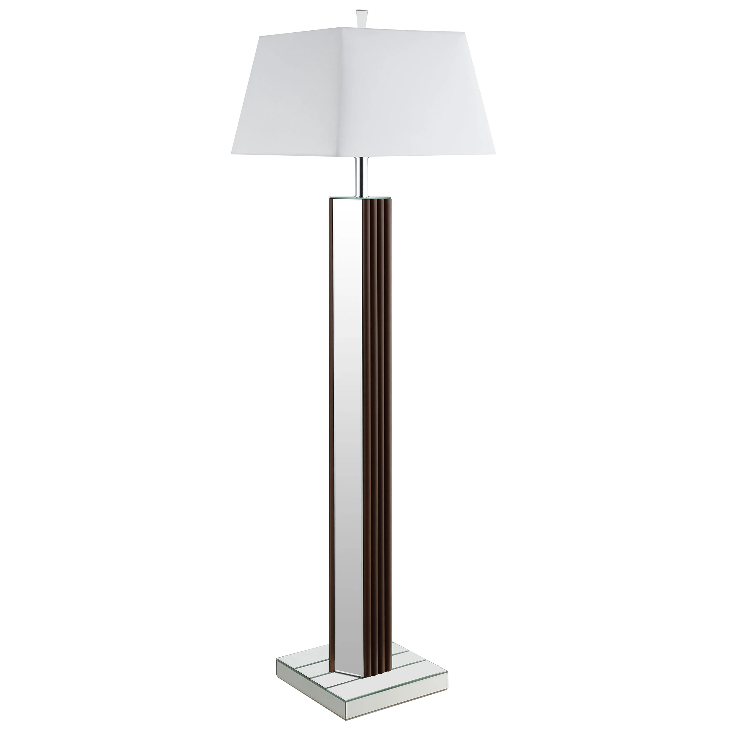 Elena - Square Tapered Mirrored Lamp - Image 17