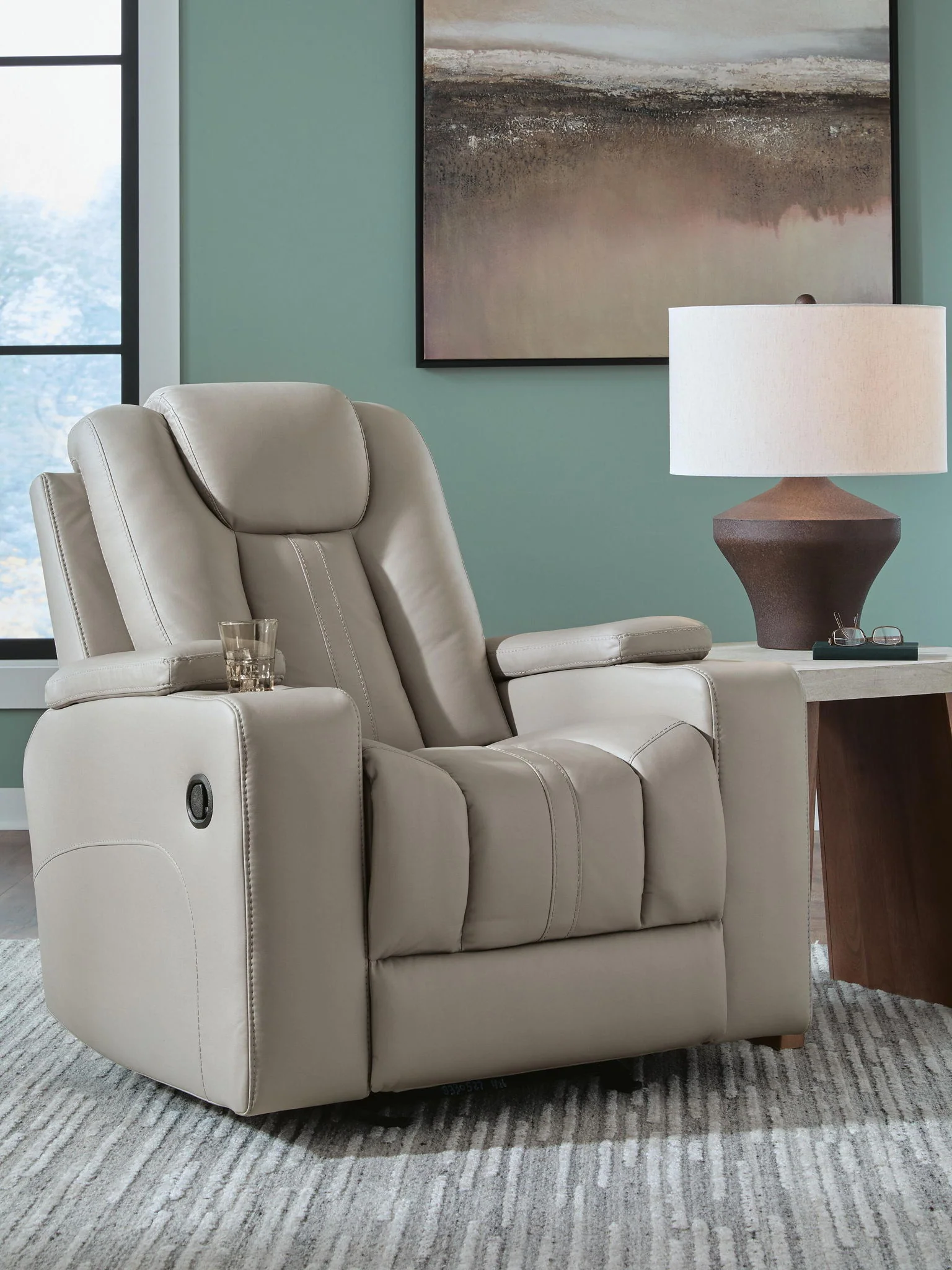 Elevate Edges - Glider Recliner - Coin - Image 4