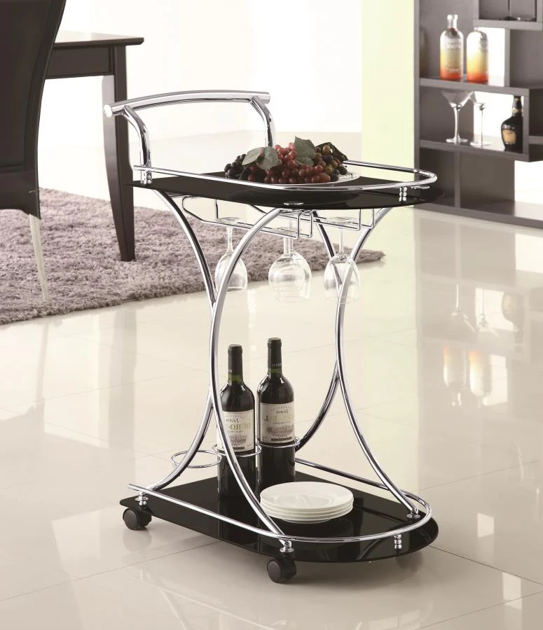 Elfman - 2-Shelve Serving Cart - Image 4