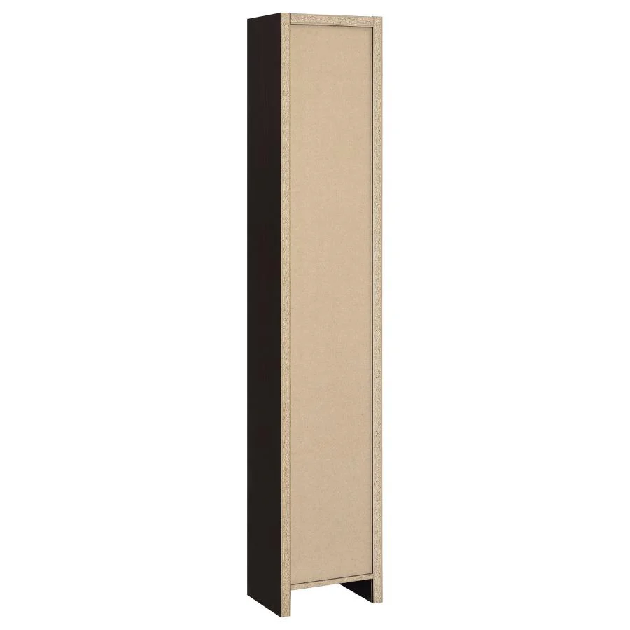 Eliam - 8-Shelf Bookcase - Cappuccino - Image 5