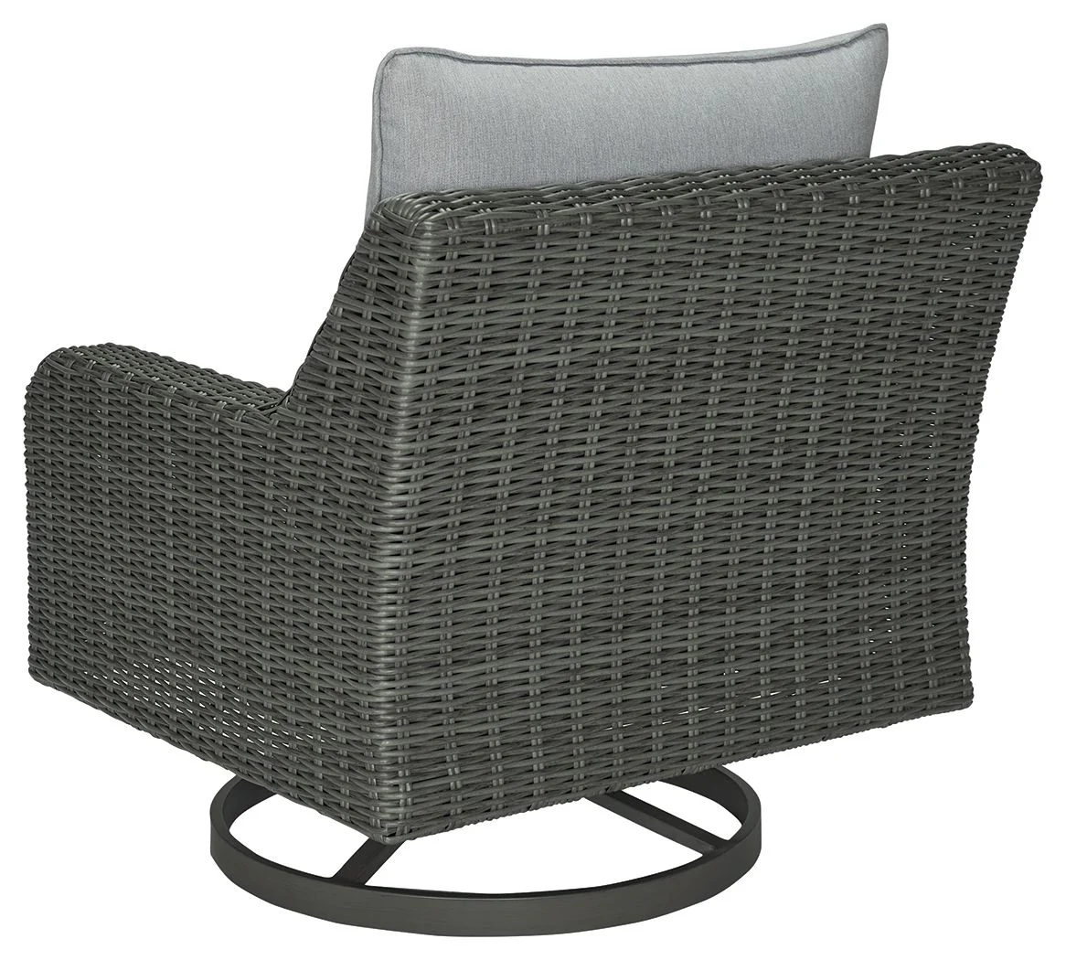 Elite Park - Swivel Lounge w/ Cushion - Gray - Image 4