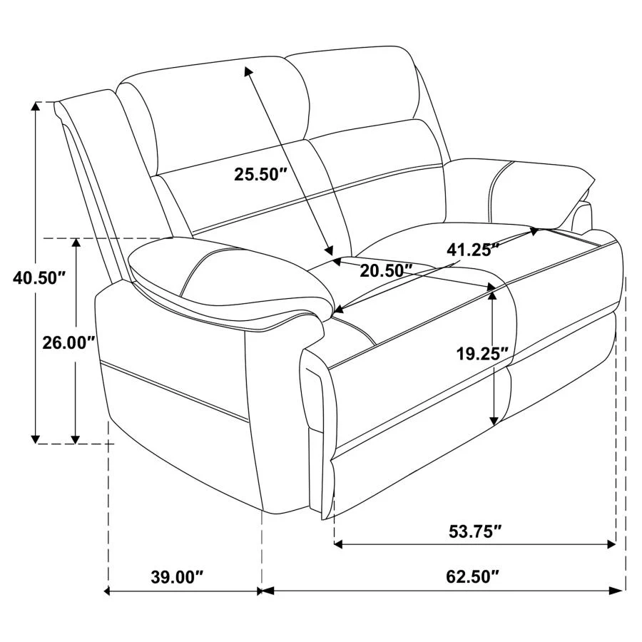 Ellington - Upholstered Padded Arm Sofa Set - Image 29