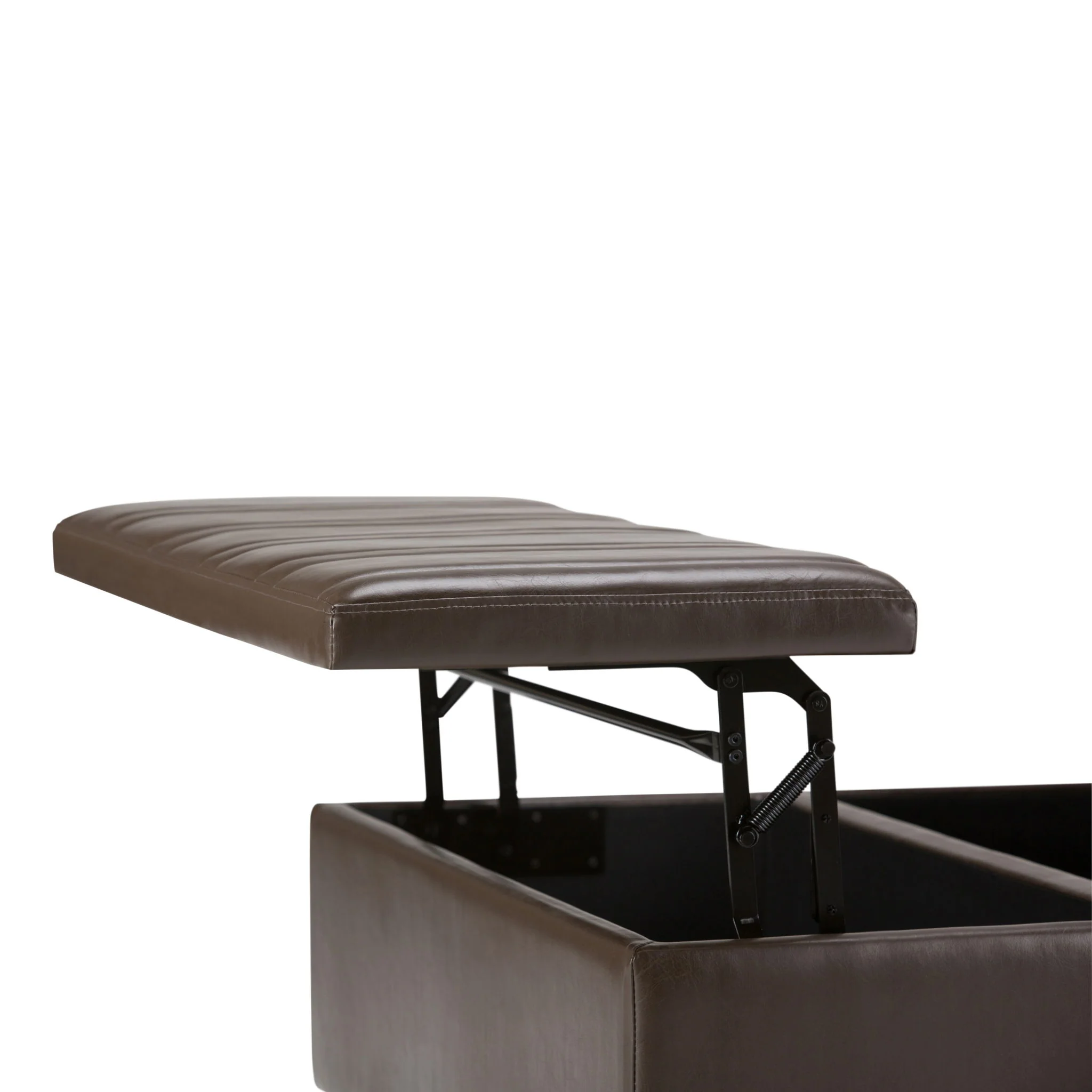 Ellis - Coffee Table Storage Ottoman Contemporary Design - Image 32
