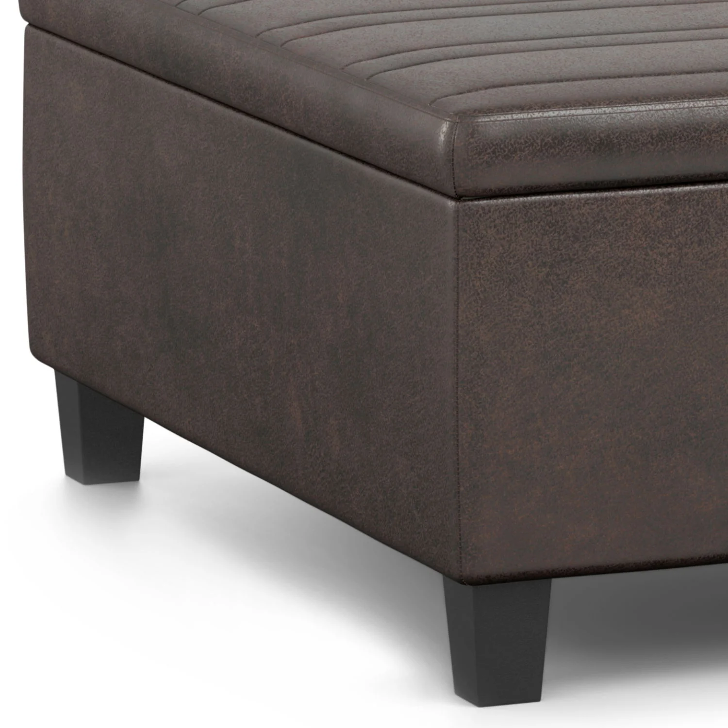 Ellis - Upholstered Coffee Table Storage Ottoman - Image 3