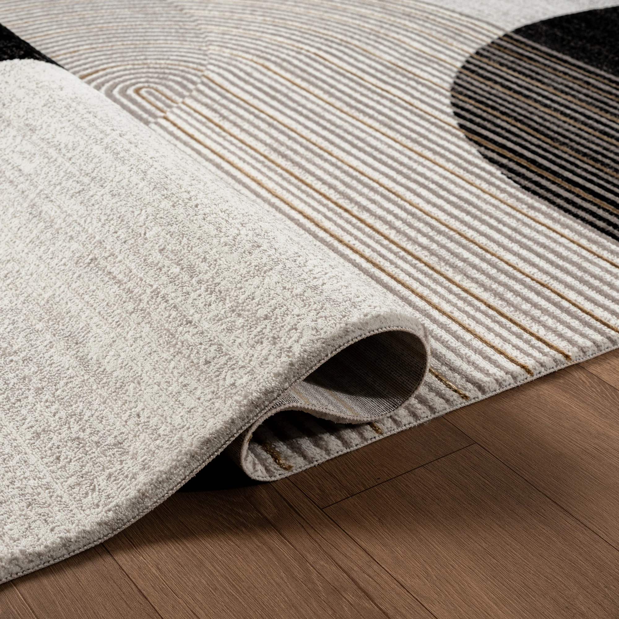 .Elma Multi Power-Loomed Area Rug - 6' 6" x 9' 0" - Image 2