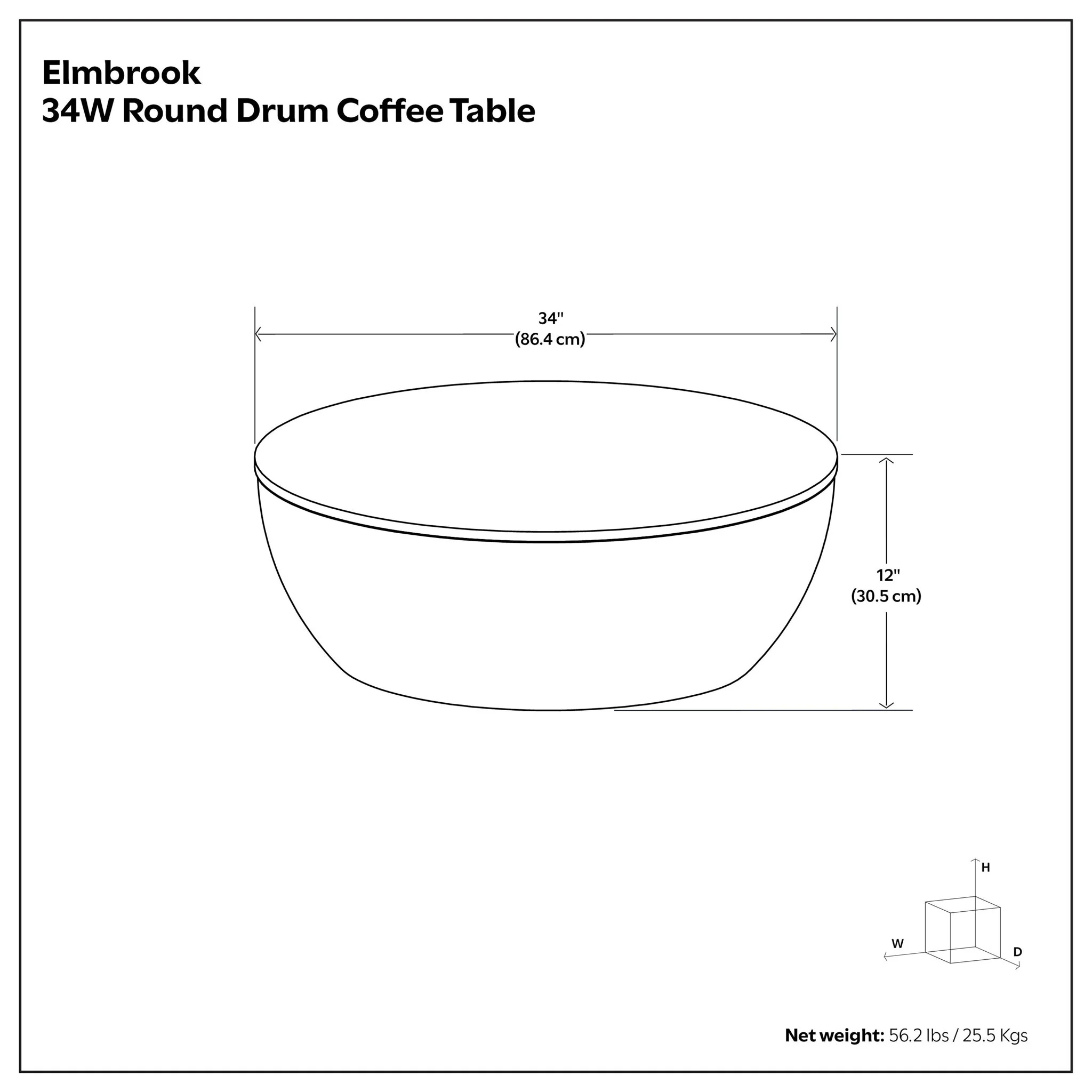 Elmbrook - Drum Coffee Table - Image 23