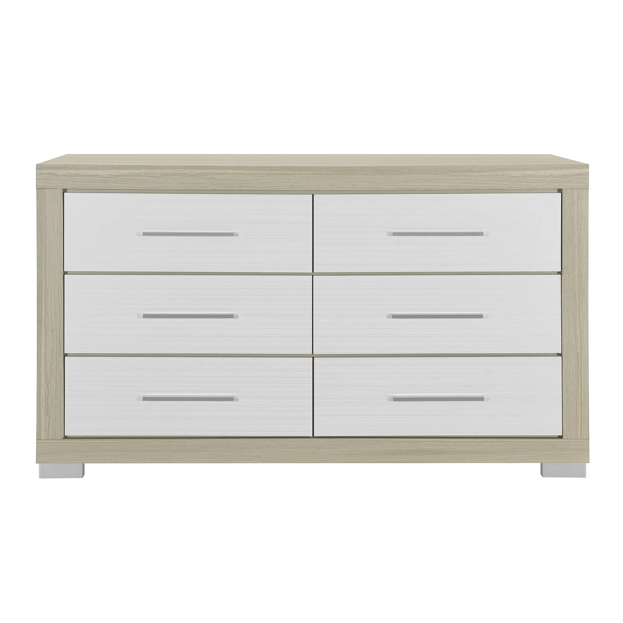 Elsa - 2 Toned And Dresser With Bar Handle And Construction - Image 2